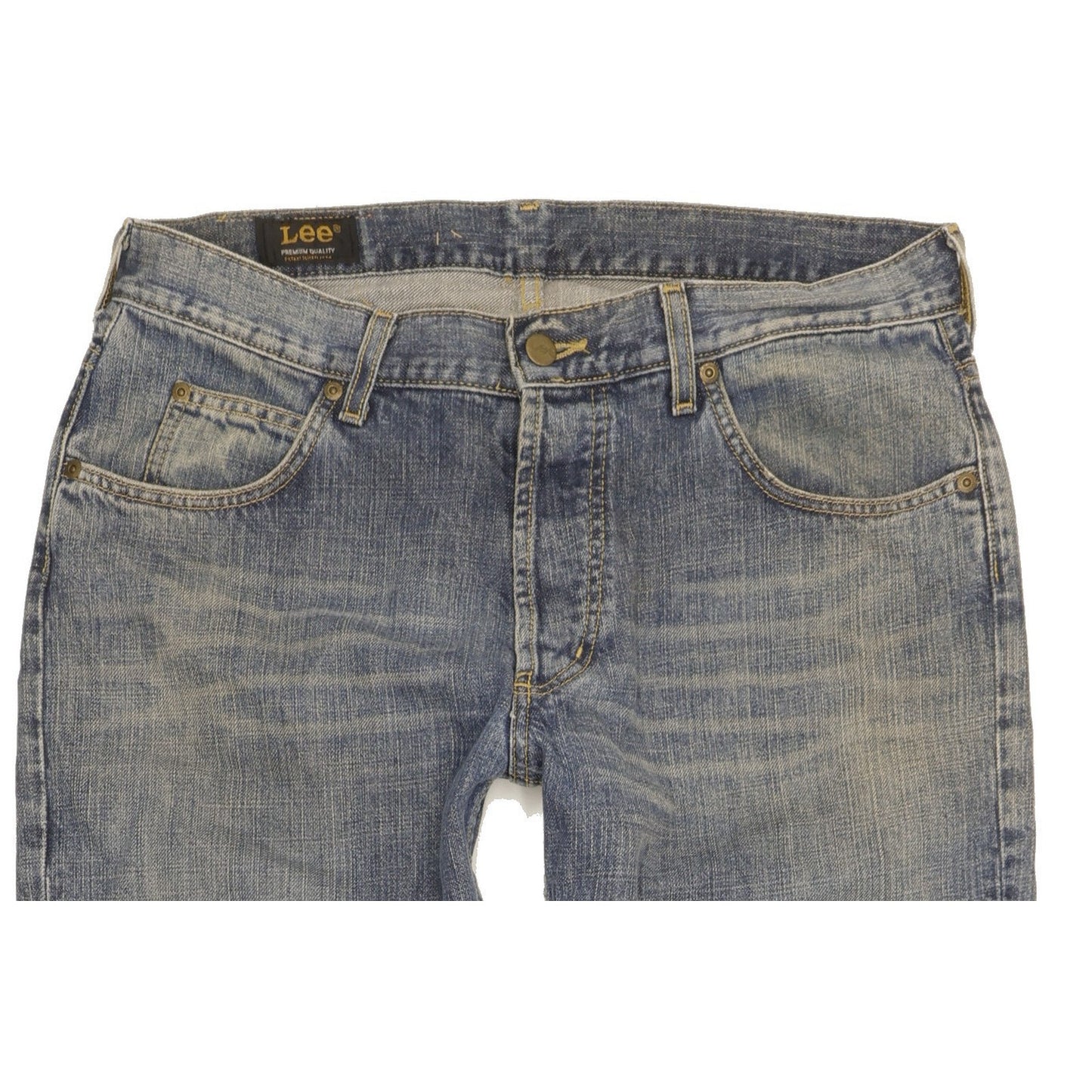 Lee Denver Men Blue Bootcut Regular Jeans W34 L33