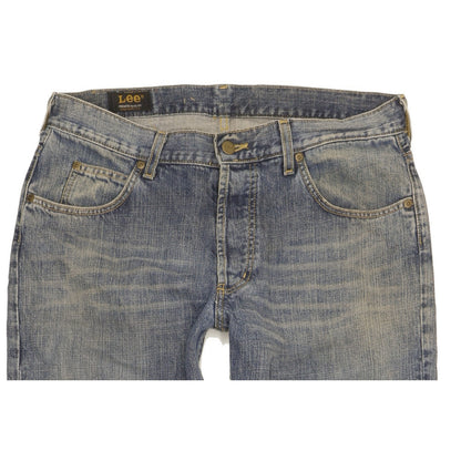 Lee Denver Men Blue Bootcut Regular Jeans W34 L33