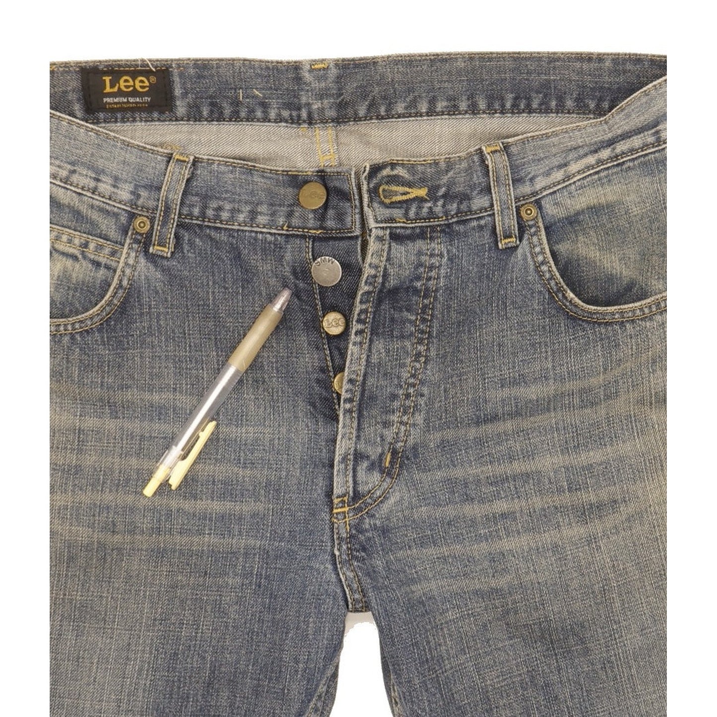 Lee Denver Men Blue Bootcut Regular Jeans W34 L33