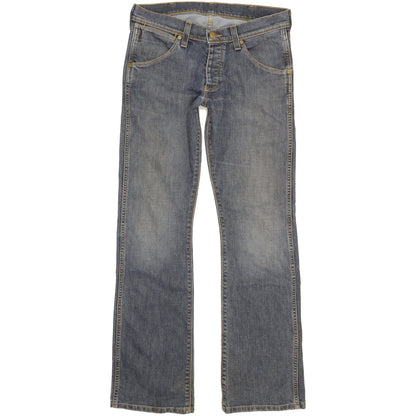Wrangler Miles Men Blue Bootcut Slim Jeans W32 L34