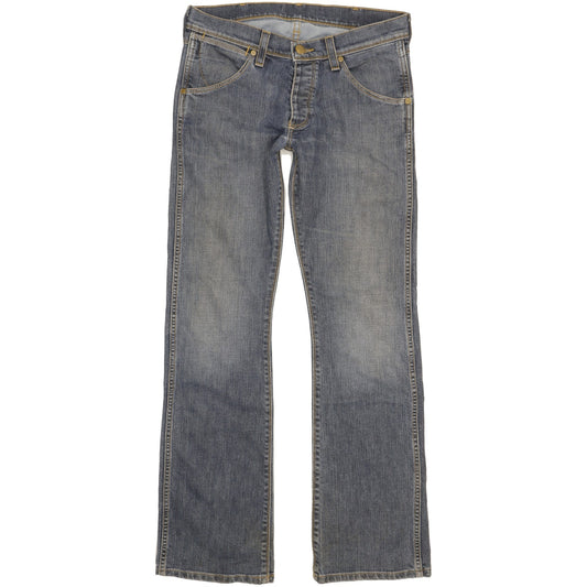 Wrangler Miles Men Blue Bootcut Slim Jeans W32 L34