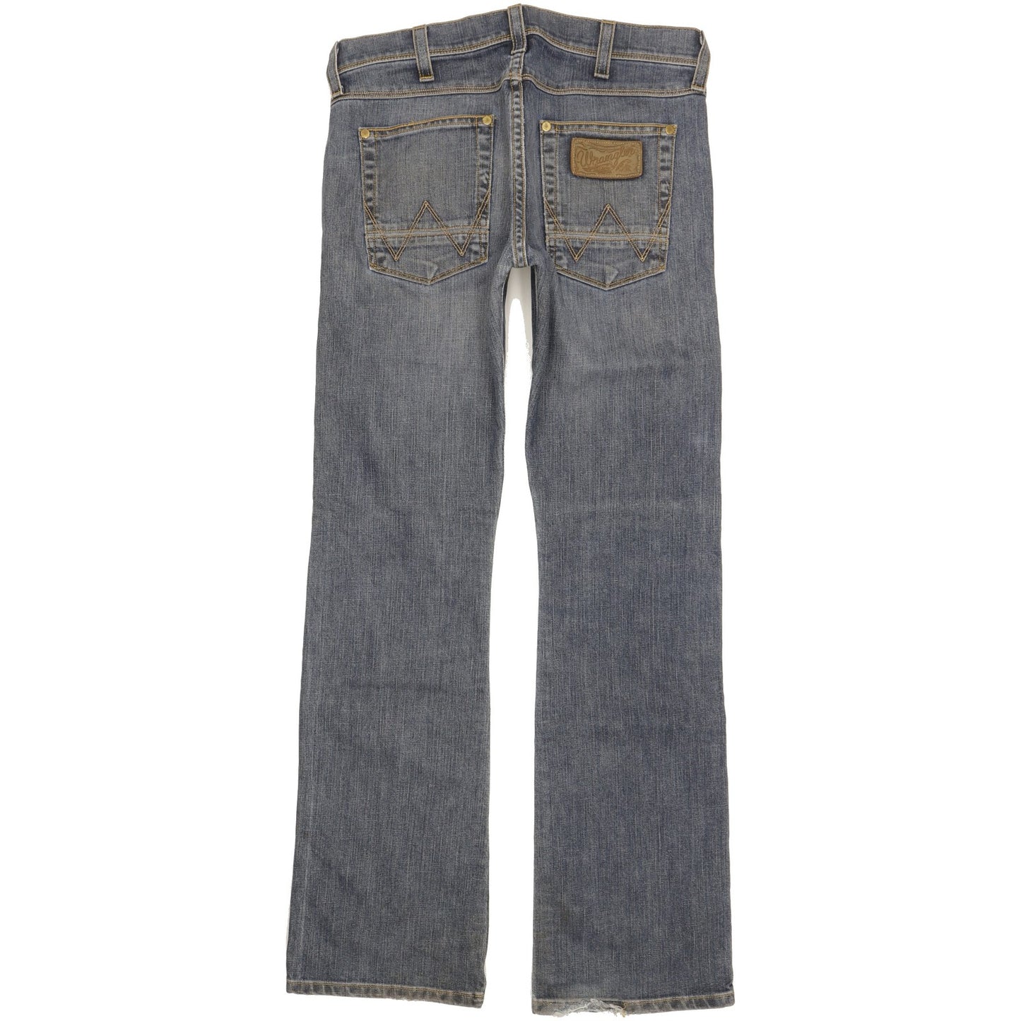 Wrangler Miles Men Blue Bootcut Slim Jeans W32 L34