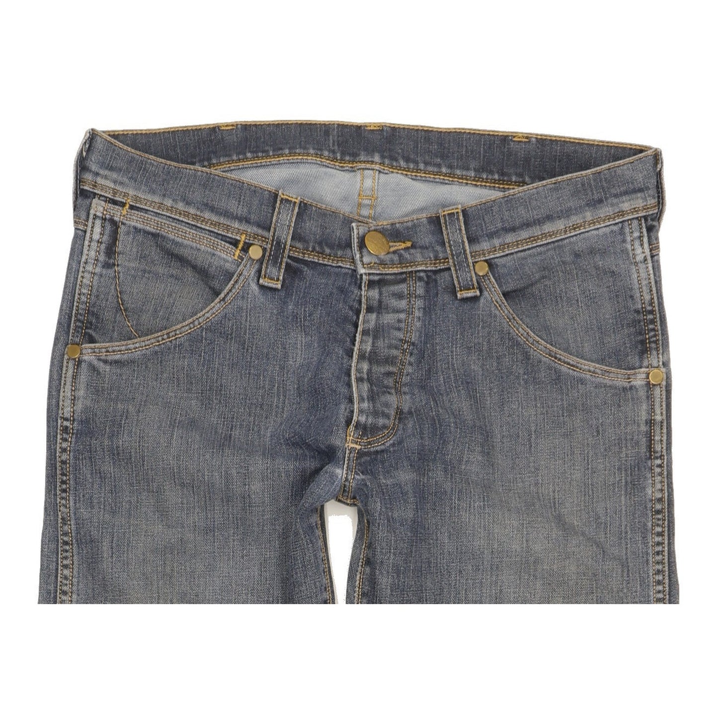 Wrangler Miles Men Blue Bootcut Slim Jeans W32 L34