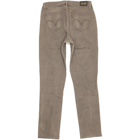 Levi's 529 Curvy Women Grey Skinny Slim Stretch Jeans W28 L32