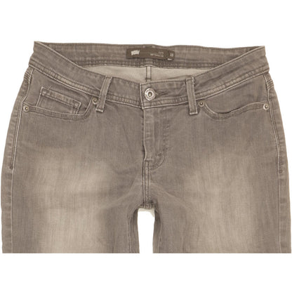 Levi's 529 Curvy Women Grey Skinny Slim Stretch Jeans W28 L32