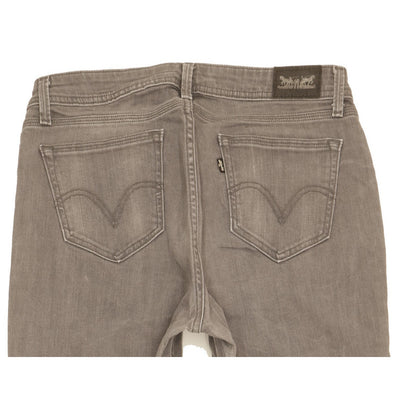 Levi's 529 Curvy Women Grey Skinny Slim Stretch Jeans W28 L32