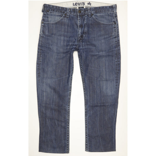 Levi's Men Blue Straight Regular Jeans W36 L27