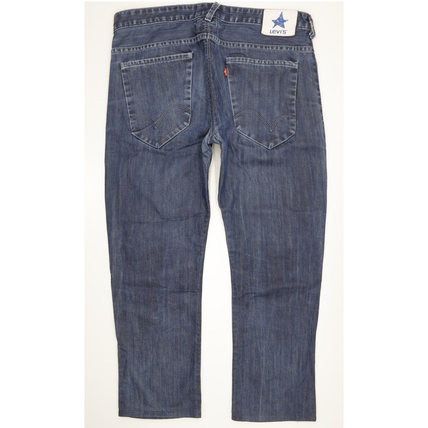 Levi's Men Blue Straight Regular Jeans W36 L27