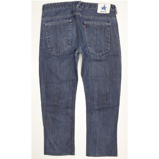 Levi's Men Blue Straight Regular Jeans W36 L27