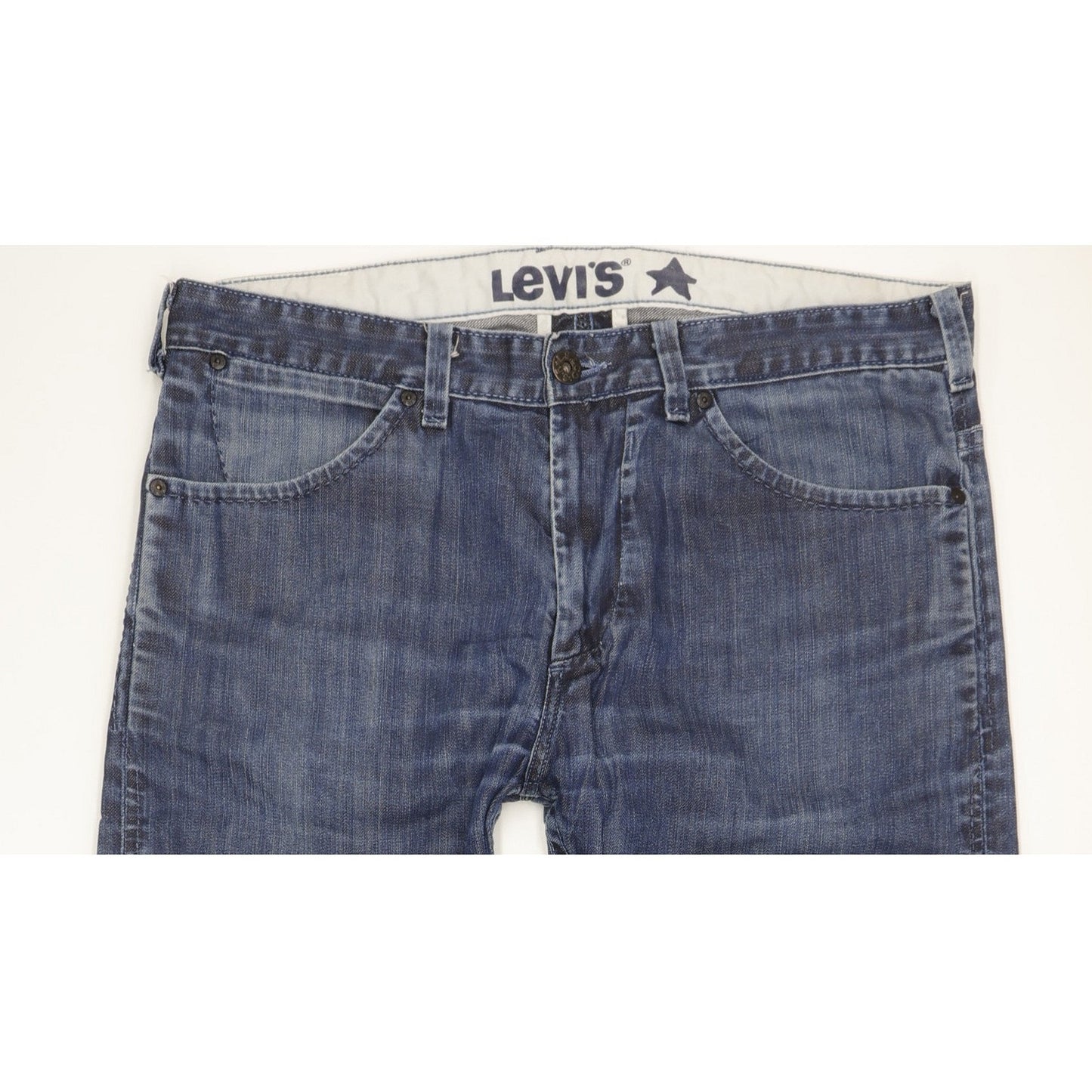 Levi's Men Blue Straight Regular Jeans W36 L27
