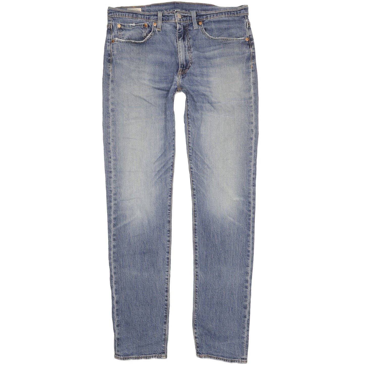 Levi's Men Blue Straight Slim Stretch Jeans W36 L35