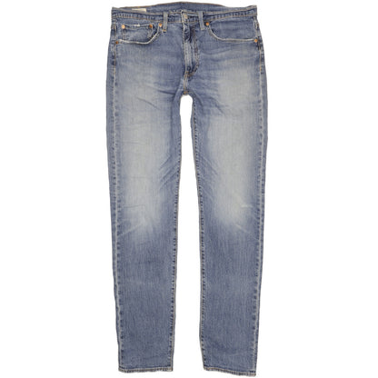 Levi's Men Blue Straight Slim Stretch Jeans W36 L35
