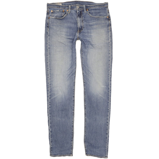 Levi's Men Blue Straight Slim Stretch Jeans W36 L35