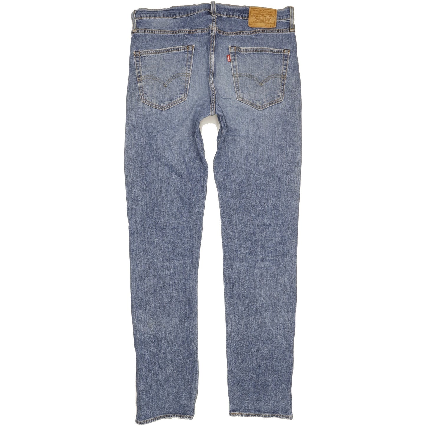 Levi's Men Blue Straight Slim Stretch Jeans W36 L35