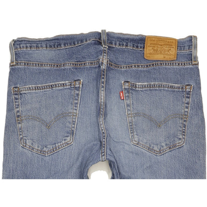 Levi's Men Blue Straight Slim Stretch Jeans W36 L35