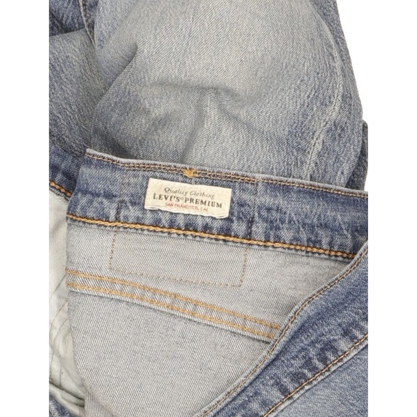 Levi's Men Blue Straight Slim Stretch Jeans W36 L35