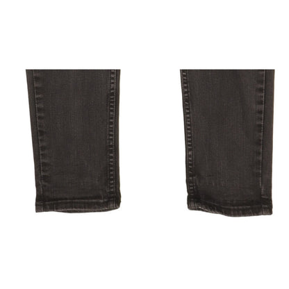 Levi's 710 Super Women Black Skinny Slim Stretch Jeans W30 L30