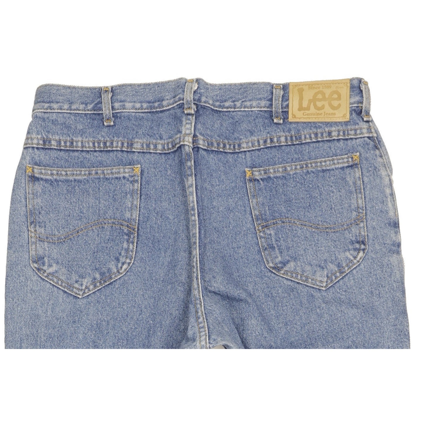 Lee Men Blue Straight Regular Jeans W36 L29