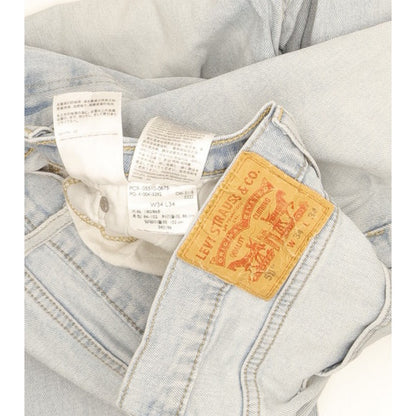 Levi's 510 Men Blue Skinny Slim Stretch Jeans W34 L34