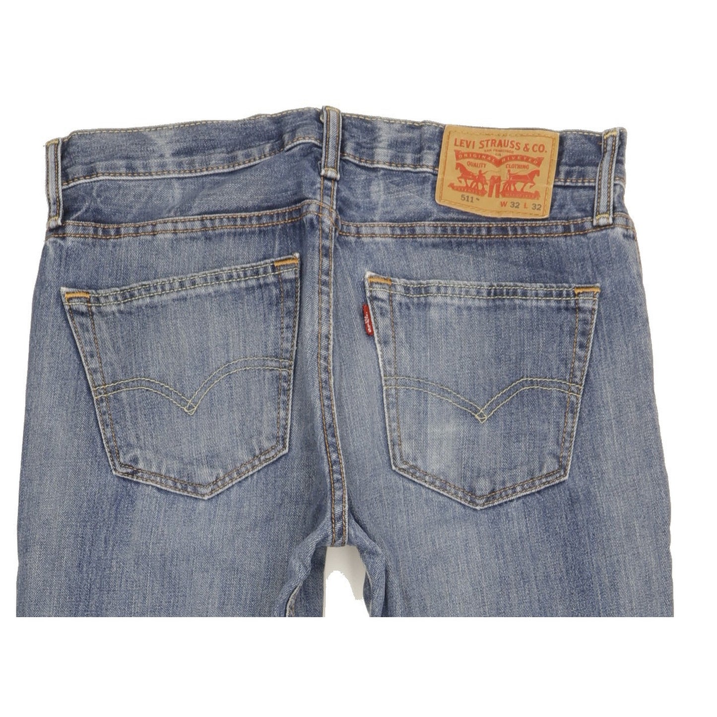 Levi's 511 Men Blue Straight Slim Jeans W32 L32