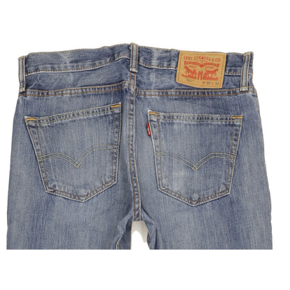 Levi's 511 Men Blue Straight Slim Jeans W32 L32