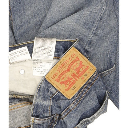 Levi's 511 Men Blue Straight Slim Jeans W32 L32