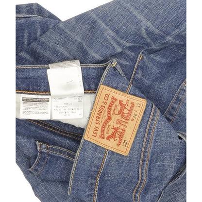 Levi's 520 Men Blue Tapered Regular Stretch Jeans W36 L31