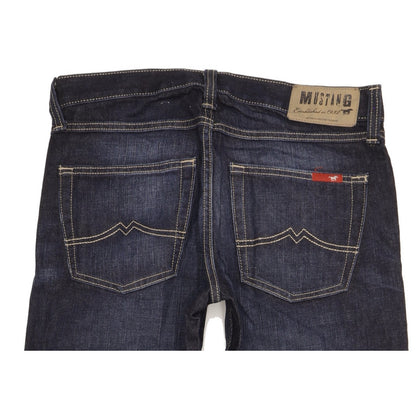 Mustang Boston Men Blue Bootcut Regular Jeans W32 L30