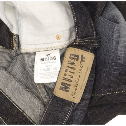 Mustang Boston Men Blue Bootcut Regular Jeans W32 L30