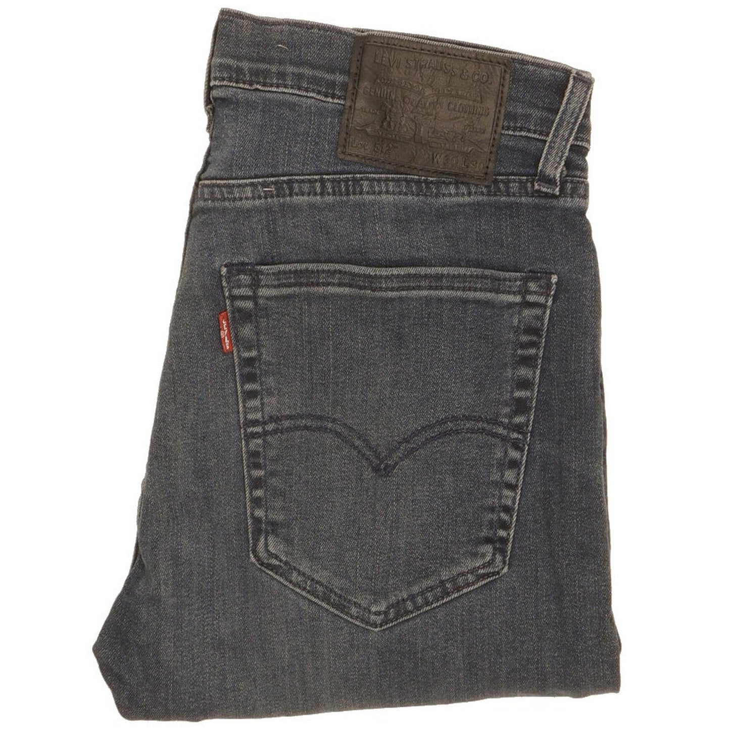 Levi's 512 Men Blue Tapered Slim Stretch Jeans W30 L29