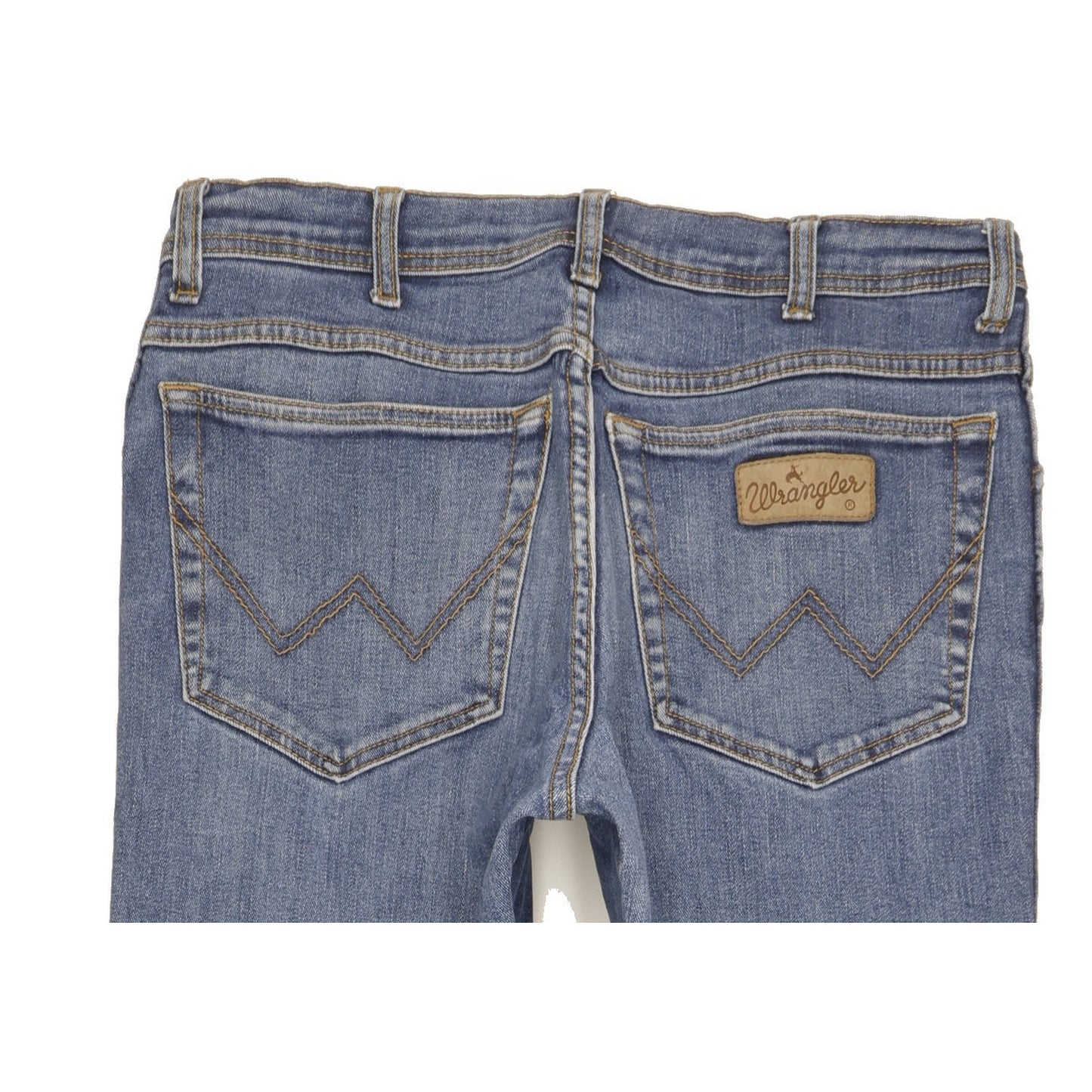 Wrangler Texas Men Blue Straight Regular Stretch Jeans W33 L36