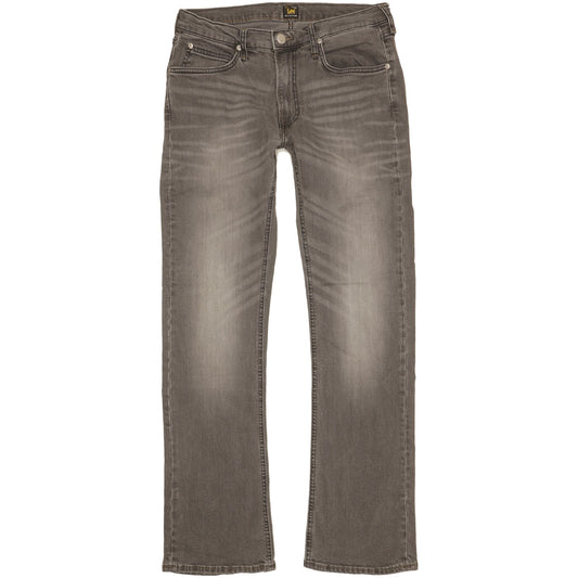 Lee Trenton Men Grey Bootcut Regular Stretch Jeans W31 L32