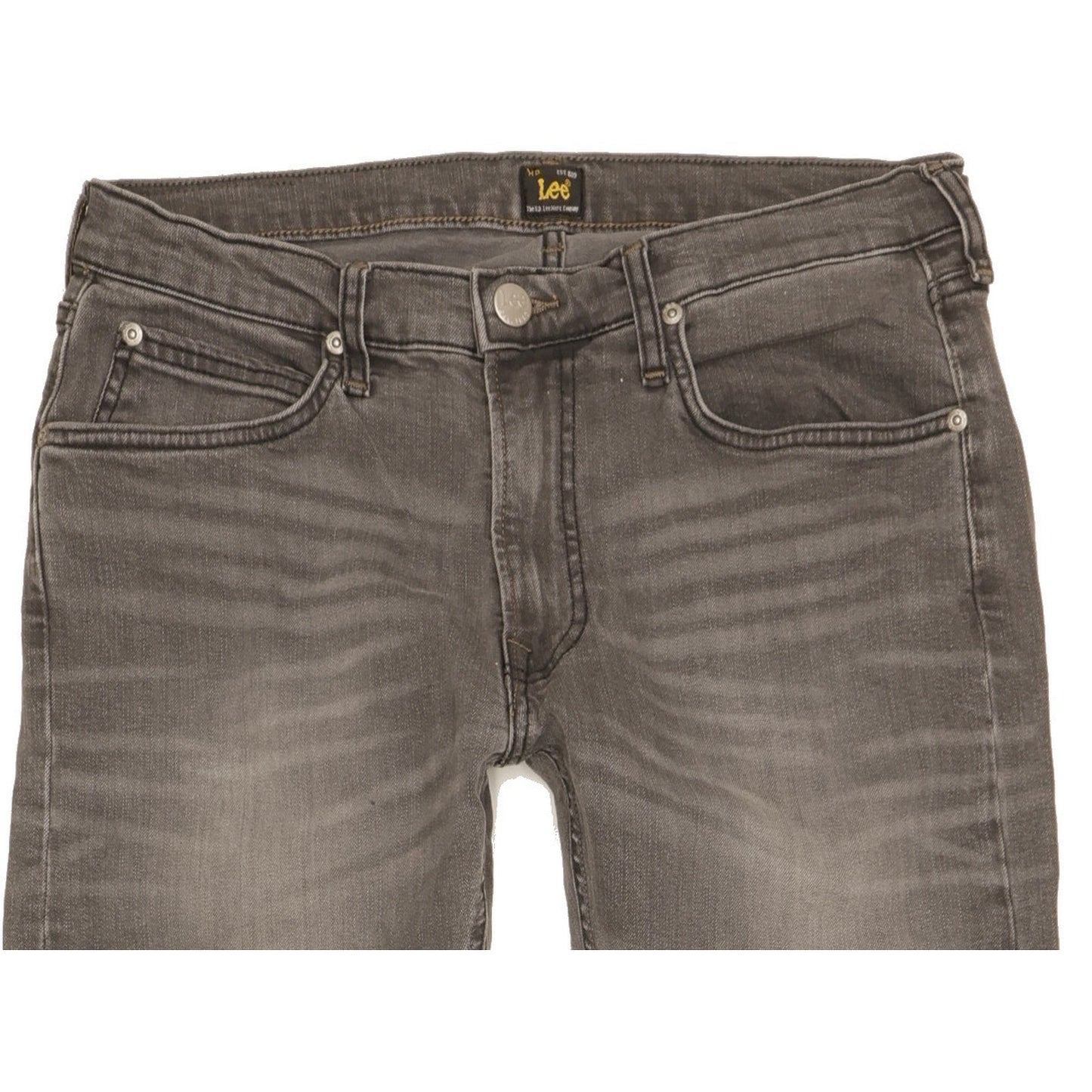 Lee Trenton Men Grey Bootcut Regular Stretch Jeans W31 L32