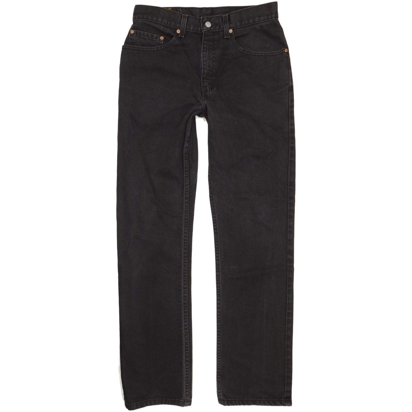 Levi's 505 Men Black Straight Regular Jeans W32 L32