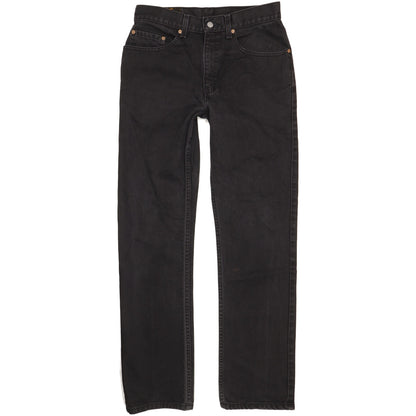 Levi's 505 Men Black Straight Regular Jeans W32 L32