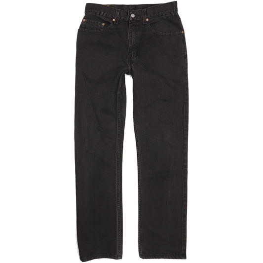 Levi's 505 Men Black Straight Regular Jeans W32 L32