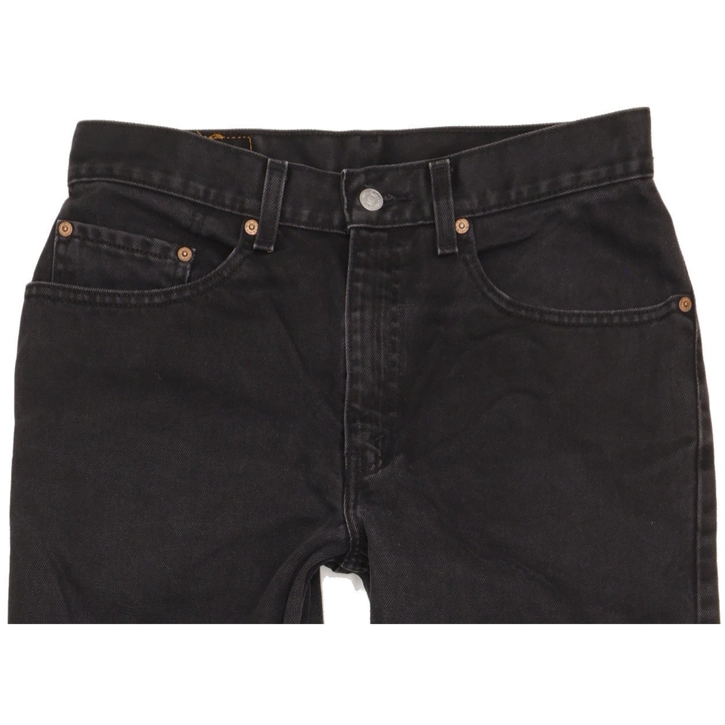 Levi's 505 Men Black Straight Regular Jeans W32 L32