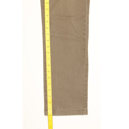Levi's Men Grey Straight Slim Chino Stretch Trousers W32 L30