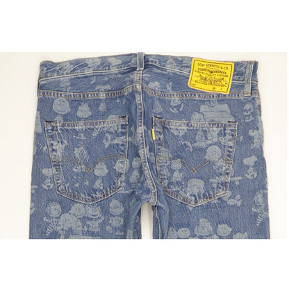 Levi's 501 Men Blue Straight Regular Stretch Jeans W32 L32