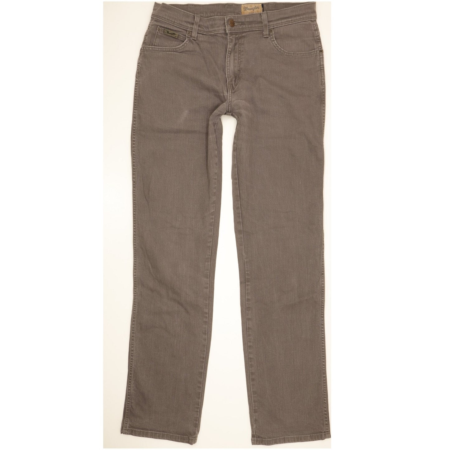 Wrangler Texas Men Grey Straight Regular Stretch Jeans W34 L35