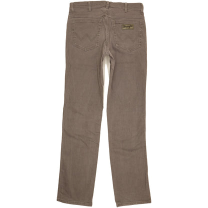 Wrangler Texas Men Grey Straight Regular Stretch Jeans W34 L35