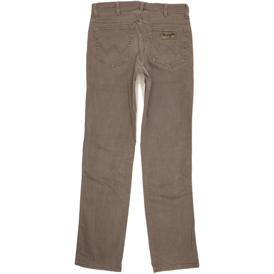 Wrangler Texas Men Grey Straight Regular Stretch Jeans W34 L35