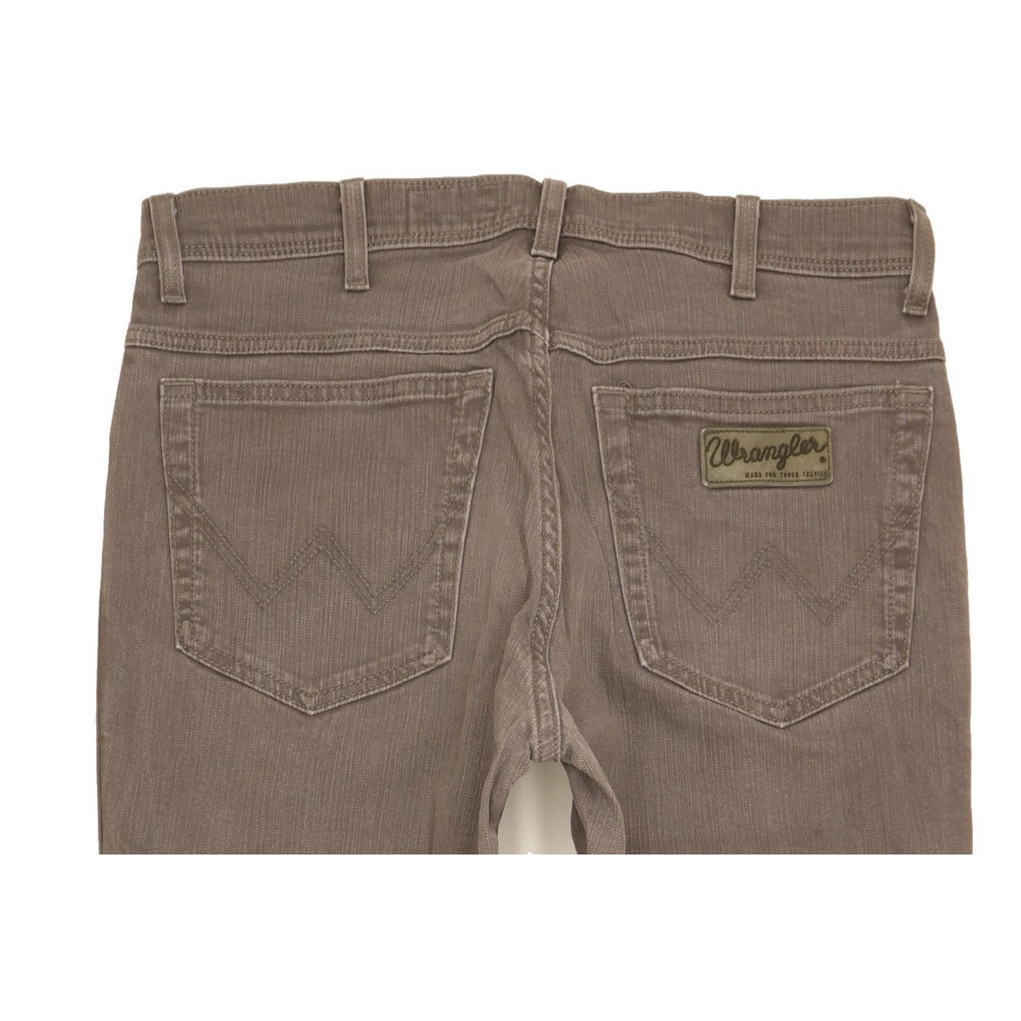 Wrangler Texas Men Grey Straight Regular Stretch Jeans W34 L35