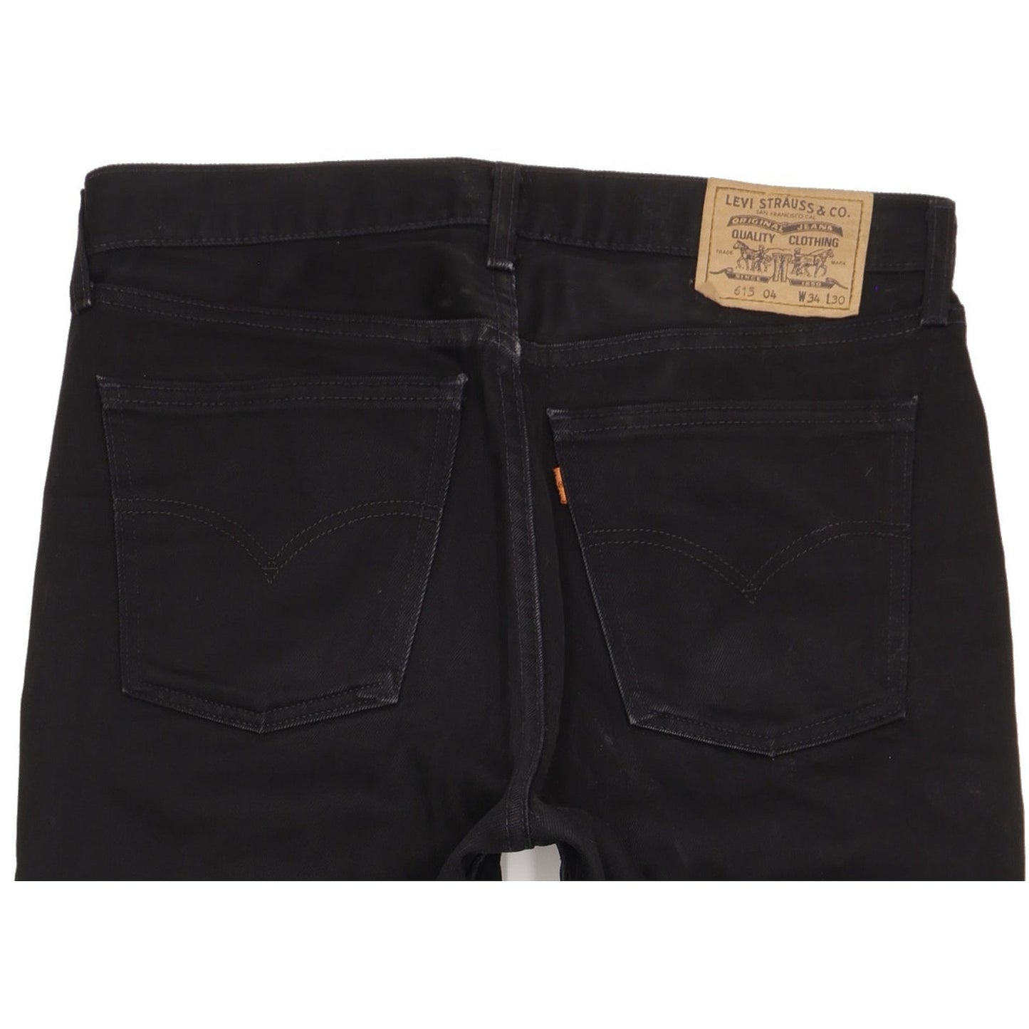 Levi's 615 Men Black Straight Regular Jeans W34 L30