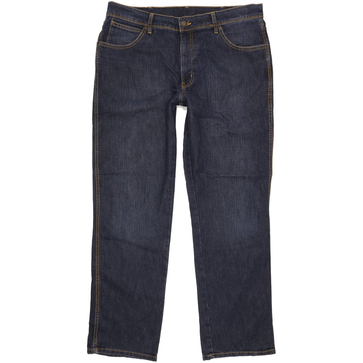 Wrangler Men Blue Straight Regular Stretch Jeans W38 L32