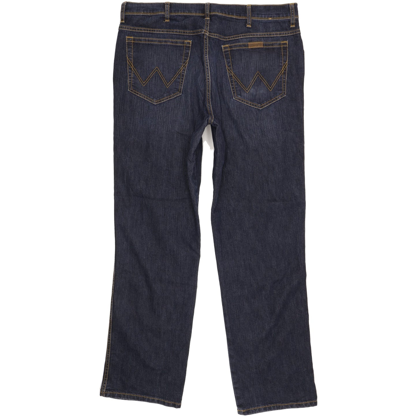 Wrangler Men Blue Straight Regular Stretch Jeans W38 L32