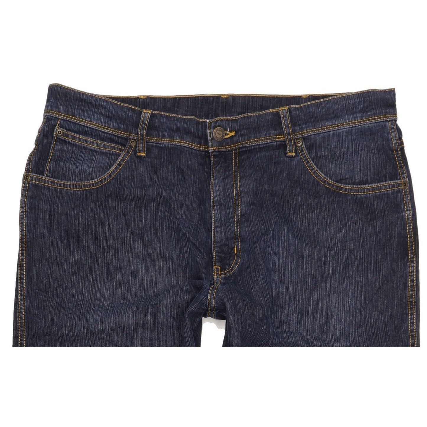 Wrangler Men Blue Straight Regular Stretch Jeans W38 L32