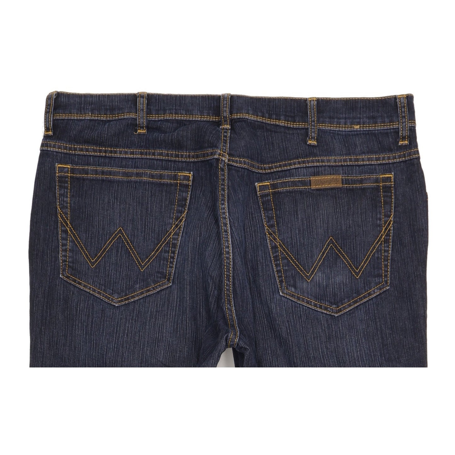 Wrangler Men Blue Straight Regular Stretch Jeans W38 L32