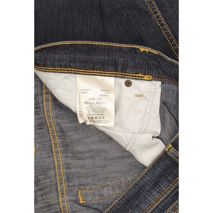 Wrangler Men Blue Straight Regular Stretch Jeans W38 L32