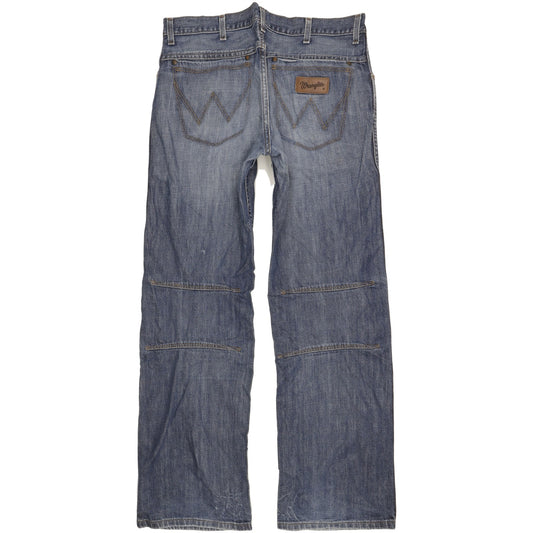 Wrangler Grant Men Blue Straight Regular Jeans W34 L33